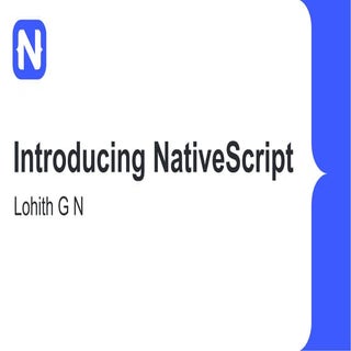 Introduction to NativeScript - Buil...