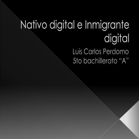 Inmigrante digital | PPTX