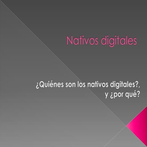 Nativos digitales
