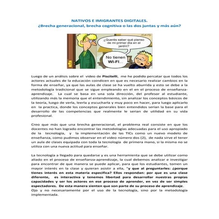 Nativos e imigrantes digitales