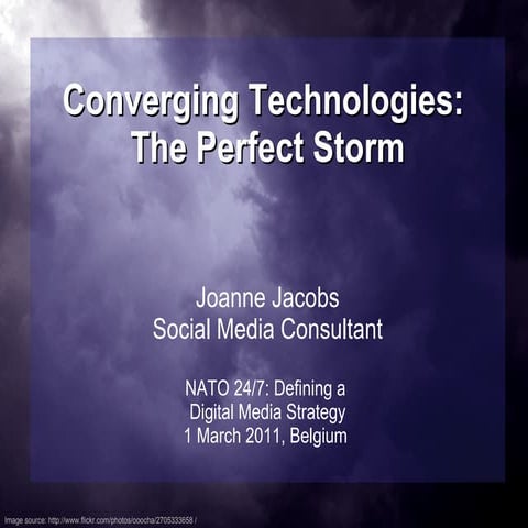 Converging Communications: The Perfect Storm
