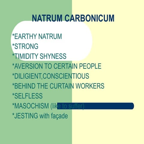 Comprehensive Overview of Natrum Carbonicum: Characteristics, Symptoms ...