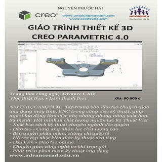 Giáo trình cơ khí 3D Creo 4.0