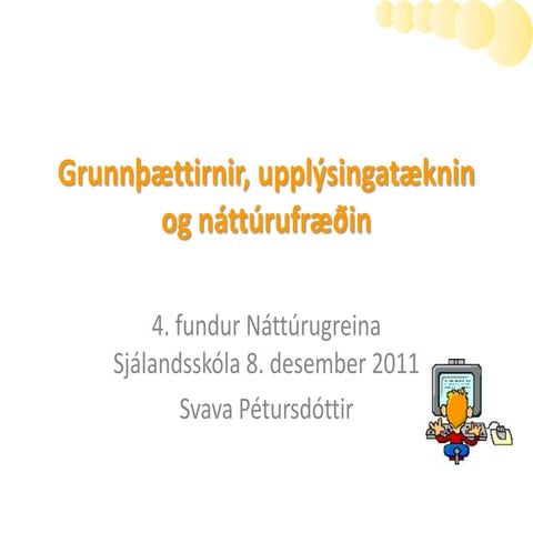 Nátturugreinar  8.12.2011