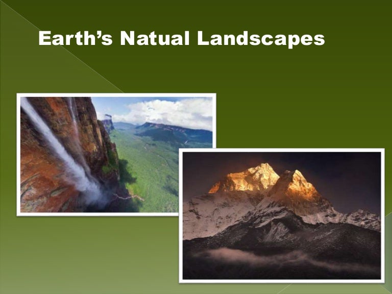 How to describe a landscape