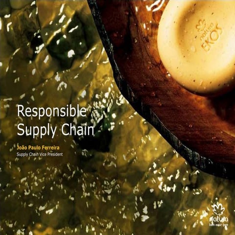 Natura: The Challenges in Building a Sustainable Supply Chain