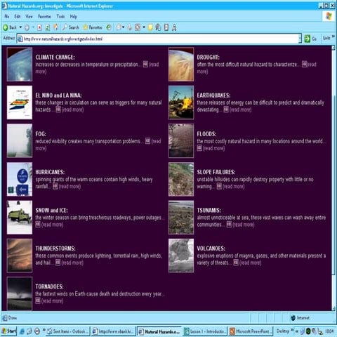Natural Hazards Intro