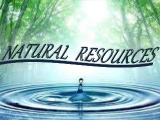 natural resources the united