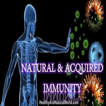 Natural and acquired immunity,several immune mechanisms are present in our bo...