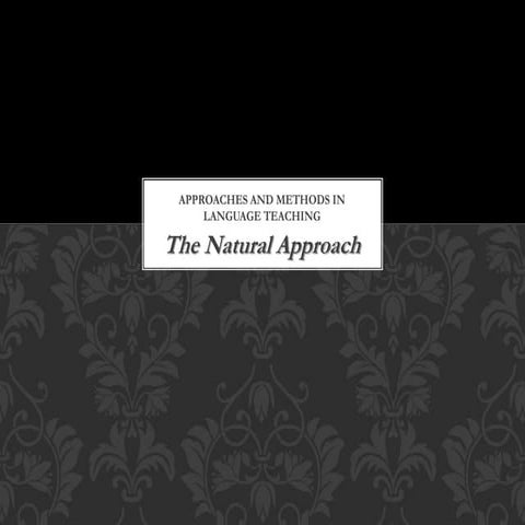 Natural approach (Nicole Schefer and Raquel Martin)