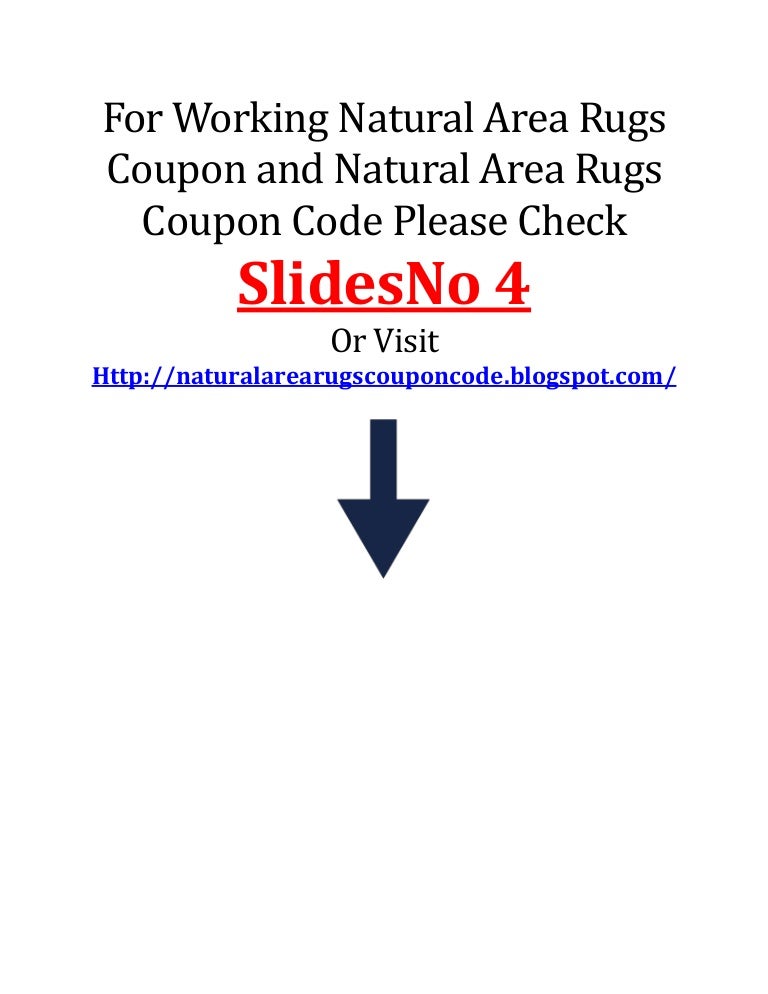Natural area rugs coupon code