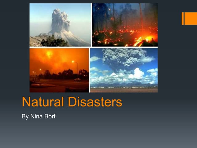 Natural disaster powerpoint