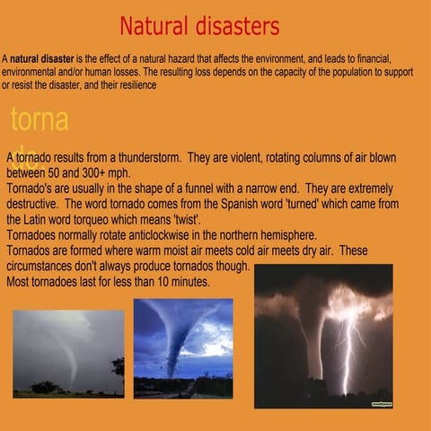 Natural Disasters