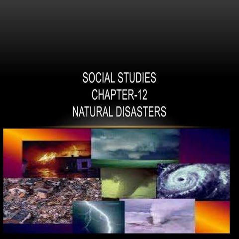 Natural disasters