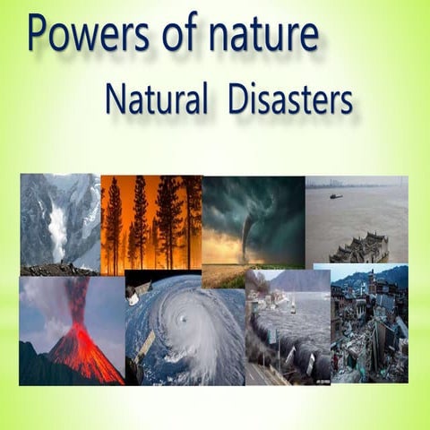 Natural disasters | PPTX