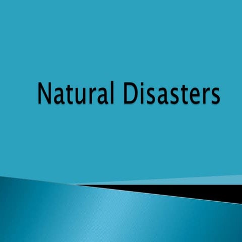 Natural disasters ellen meinecke