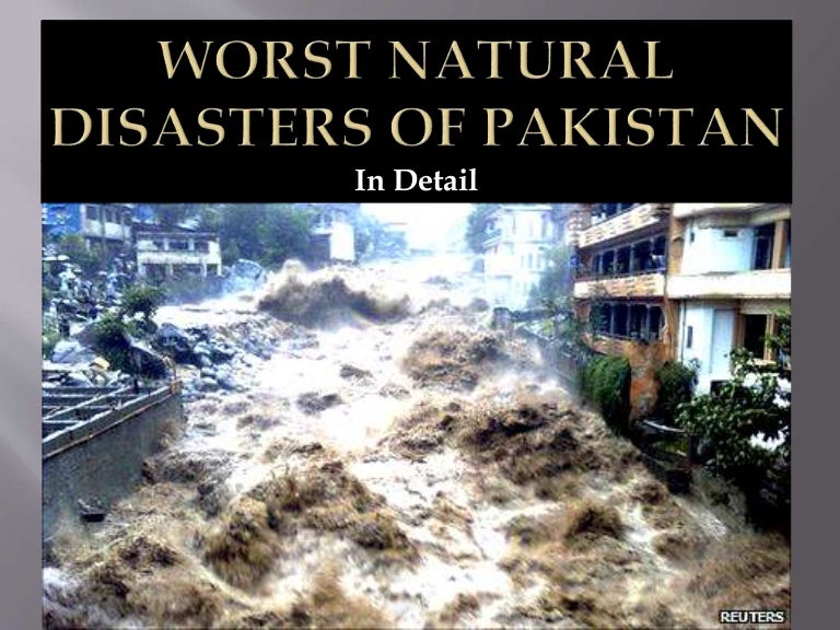 Natural disasters of pakistan