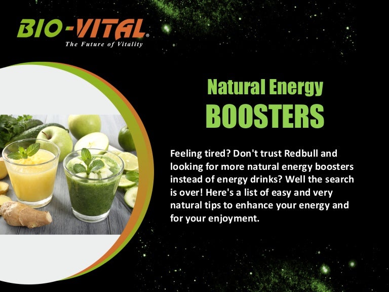 Natural Energy Boosters