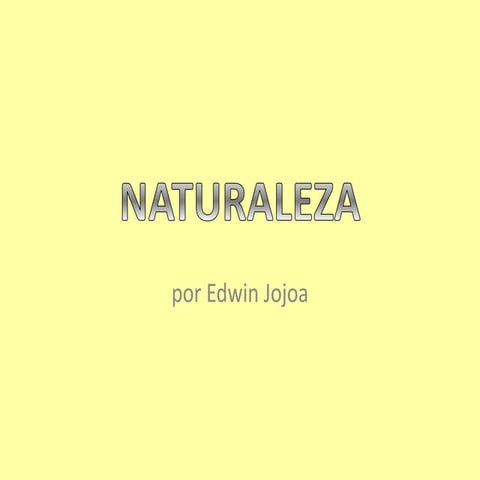 Naturaleza edwin