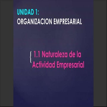 Naturaleza de la empresa y factores de la producción