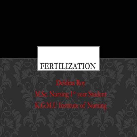 Natural fertilization of human 