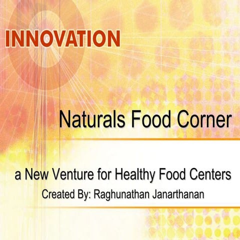 Natural food corner
