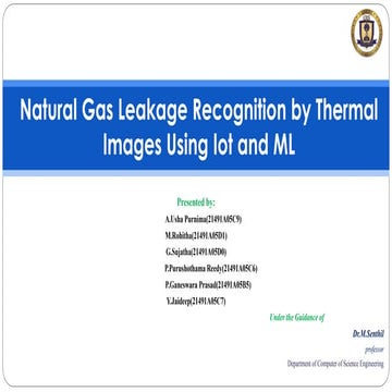 Natural gas detection using the filters and ai
