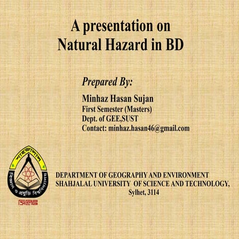 Natural Hazard in Bangladesh