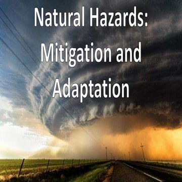 Natural Hazards - Earthquakes and Volcanoes