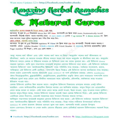 Natural herbal cures & remedies