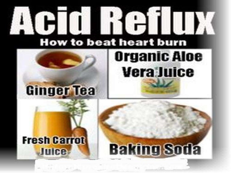 Natural home remedies for acid reflux