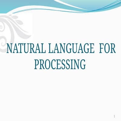 Natural language for processing.pptx by Daniel solma