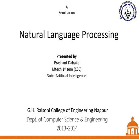 Natural language processing