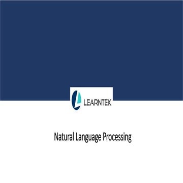 Natural language processing