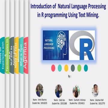 Natural Language Processing using Text Mining