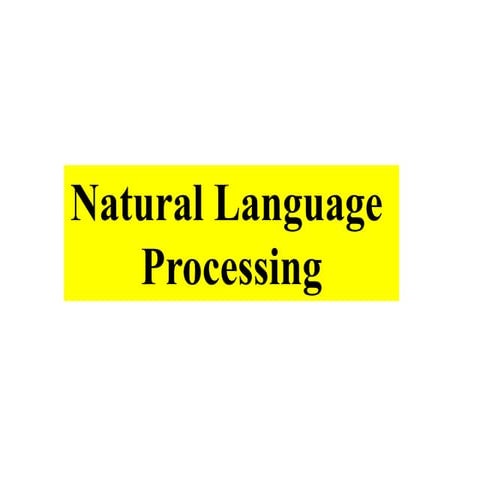 Natural language processing