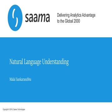 Natural Language Understanding