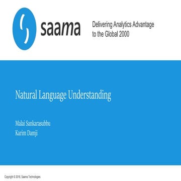 Natural Language Understanding at AI and Machine Learning in Clinical Trials ...
