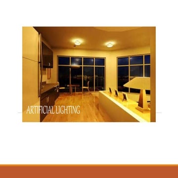 Natural light and artificial lighting