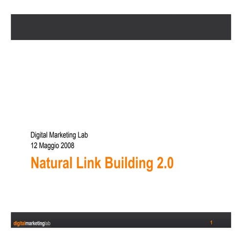 Natural Link Building2.0