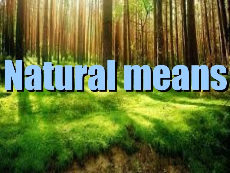 Natural means by pablo m.