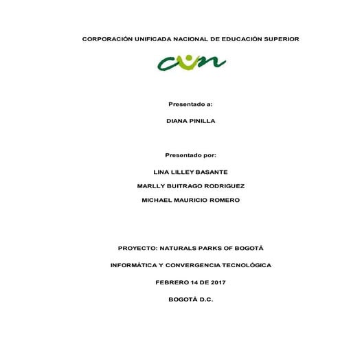Natural Park Bogotá