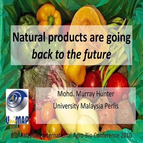 Natural products back to the future | PPT