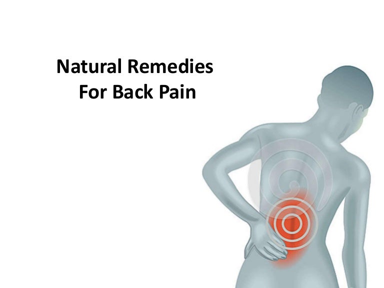 Natural remedies for back pain