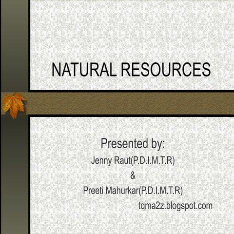 Natural Resources