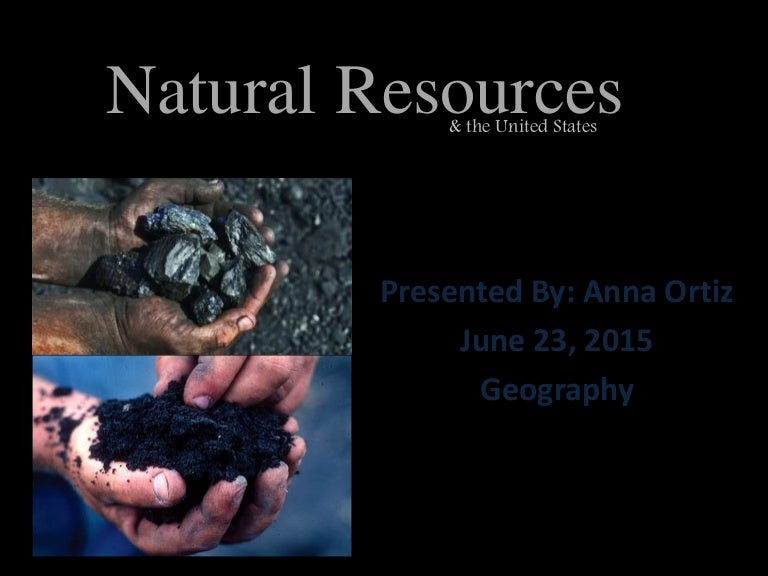Natural resources