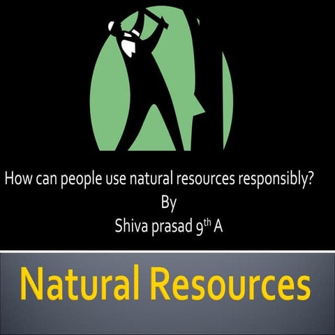 Natural resources