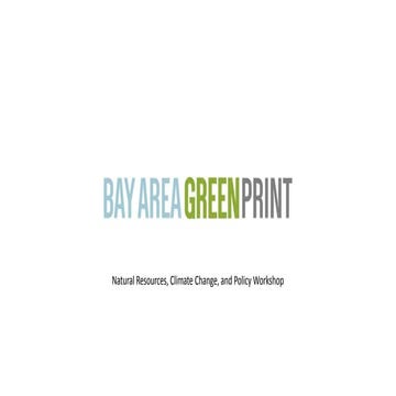 Natural Resources, Climate Change, and Policy Workshop