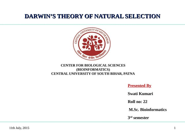 Natural selection 