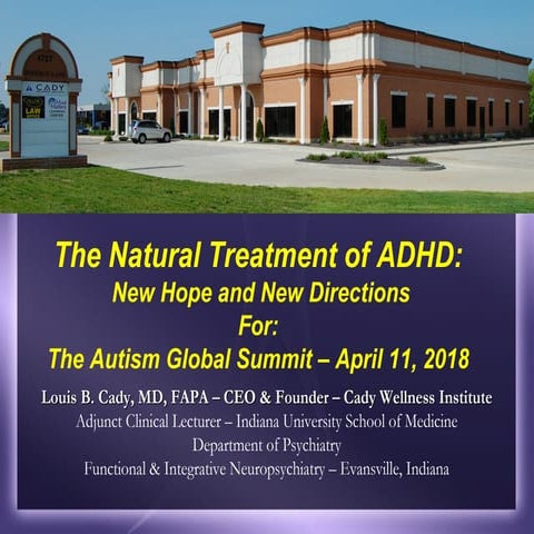 Natural Treatments for ADHD - April 11, 2018